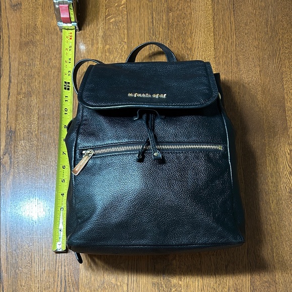 Michael Kors Black Backpack and Wallet with Gold Accents Set - Picture 3 of 16